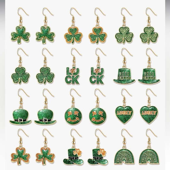 ☘️ Shamrock Earrings | New! - Picture 6 of 6
